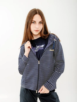 Женская Толстовка AUSTRALIAN STRIPES HOODIE POLYVISCOSA JACKET Разноцветный M (7dLSDGC0010-020 M)