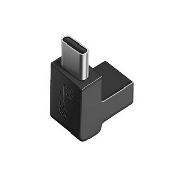 Переходник адаптер угловой USB Type-C M/F 10Gbps eXpert Type-3 (48640)
