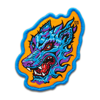 Нашивка 5.11 Tactical Tattoo Wolf Patch Blue (92268-676)
