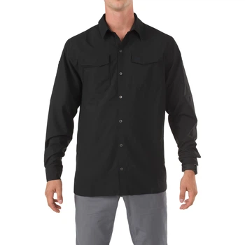 Сорочка тактична з довгим рукавом 5.11 Tactical FREEDOM FLEX WOVEN SHIRT - LONG SLEEVE Black 2XL (72417-019)