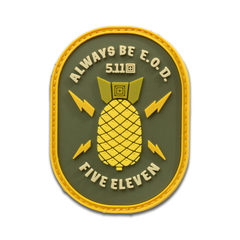 Нашивка 5.11 Tactical Always Be EOD Patch GREEN (92003-194)