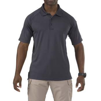 Футболка поло тактична з коротким рукавом 5.11 Tactical Performance Polo - Short Sleeve Synthetic Knit Charcoal 3XL (71049-018)