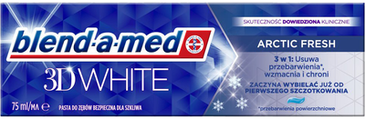 Pasta do zębów Blend-a-med 3D White Arctic Fresh 75 ml (8006540793039)