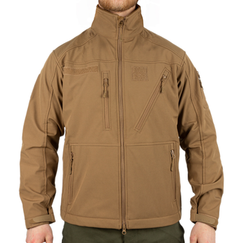 Куртка демісезонна софтшелл Sturm Mil-Tec SOFTSHELL JACKET SCU Coyote M (10864019)