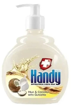 Рідке мило Handy Milk&Coconut with Glycerin Антибактеріальне 500 мл (5900308771723)