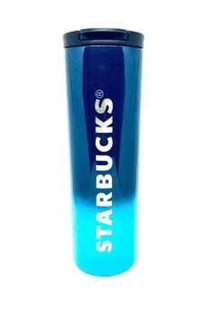Термочашка вакуумная STARBUCKS 470 мл синяя