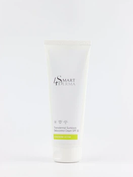 Трансдермальний санблок SPF 30 Smart4Derma Acne Derm Active Transdermal Sunblock Sebocontrol Cream 230мл