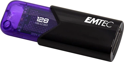 Флеш память USB Emtec B110 Click Easy 128GB USB 3.2 Purple (ECMMD128GB113)