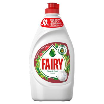 Płyn do mycia naczyń Fairy Clean & Fresh Granat 450 ml (4015400956266)
