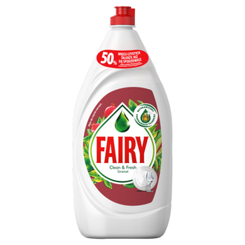 Płyn do mycia naczyń Fairy Clean & Fresh Granat 1350 ml (8001090622006)