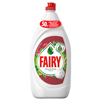 Засіб для миття посуду Fairy Clean & Fresh Granat 1350 мл (8001090622006)