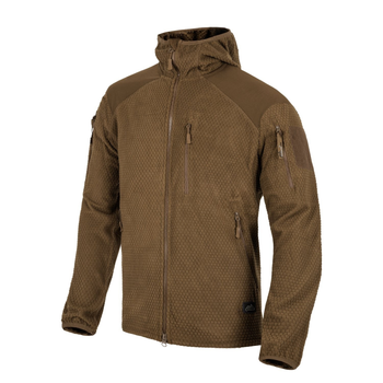 Кофта Alpha Hoodie Tactical Jacket - Grid Fleece Helikon-Tex Койот L