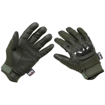 Рукавички тактичні MFH Tactical Gloves Mission - Олива XL