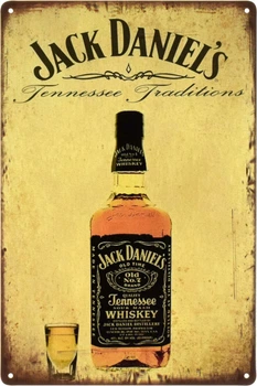 Металева табличка "Jack Daniel’s (Tennessee Traditions)" (ms-00728)