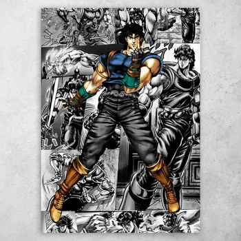 Плакат постер CupKit "Невероятные приключения ДжоДжо / JoJo's Bizarre Adventure" №23 А4 21х29,7 см