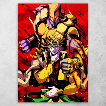 Плакат постер CupKit "Невероятные приключения ДжоДжо / JoJo's Bizarre Adventure" №10 А4 21х29,7 см