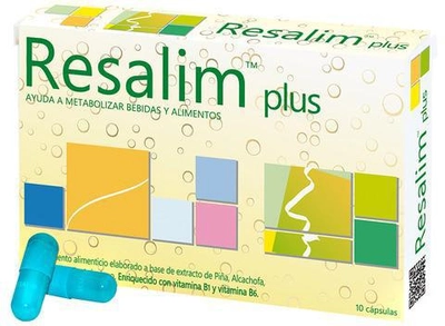 Suplement diety Phergal Resalim Plus 10 kapsułek (8429449081715)