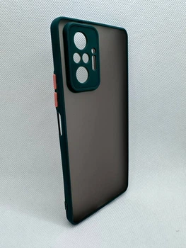 Чехол Sport Matt для Xiaomi Redmi Note 10 Pro Темно-зеленый