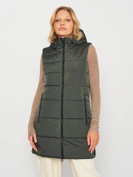 Теплий жилет подовжений жіночий Jack Wolfskin Eisbach Vest W 1206991-4136 XS Зелений (4064993844887)