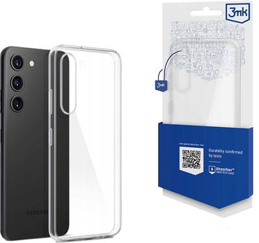 Панель 3MK Clear Case для Samsung Galaxy S23+ Transparent (5903108499996)