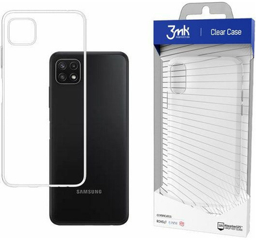 Etui plecki 3MK Clear Case do Samsung Galaxy A22 5G Transparent (5903108386463)
