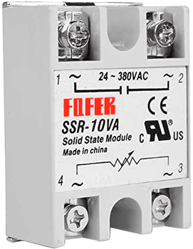 Твердотельное реле FQFER SSR-10VA 10А 24-380VAC (YT31154)