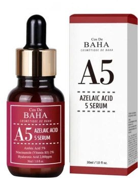 Сироватка Cos De Baha Azelaic Acid 5% Serum з Азелаїновою кислотою 30 мл (8809240319109)
