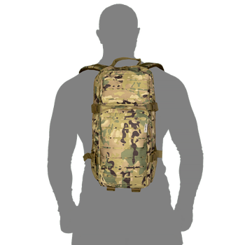 Рюкзак тактичний польовий універсальний маскувальний рюкзак для силових структур Мультикам 25л 7127 TR_7127