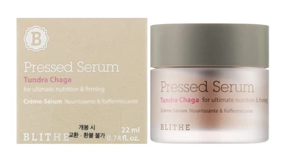 Антивозрастная прессованная сыворотка-крем Blithe Pressed Serum Tundra Chaga 22 мл