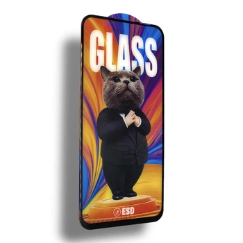 Защитное стекло CDK Full Glue Cat ESD Anti-Dust для Samsung Galaxy A54 (A546) (016179) (black)