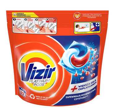 Капсули для прання Vizir Platinum PODS 33 шт (8001090729118)
