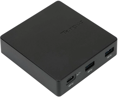 Док-станція Targus USB-C Travel Dock with Power Delivery Pass-Through Black (DOCK412EUZ)