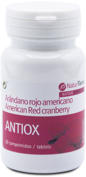 Дієтична добавка Naturtierra Arándano Rojo Americano Antioxidante 30 капсул (8412016362898)