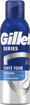 Pianka do golenia Gillette Series Odżywcza z masłem kakaowym 200 ml (8001090871404)