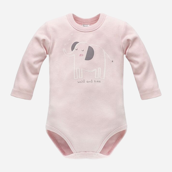 Дитячий боді-комбінезон Pinokio Wild Animals Longsleeve Bodysuit 62 см Рожевий (5901033250644)