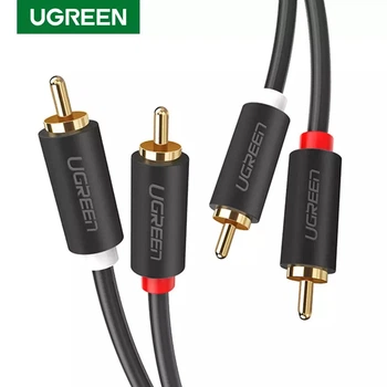 Кабель аудио Ugreen AV104 2RCA to 2RCA Черный (30747)