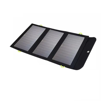 Cонячна панель ALLPOWERS зарядний пристрій 21W 2хUSB Чорний (ETFE 21)