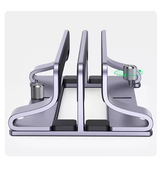 Настільна підставка для 2 ноутбуків Ugreen LP258 MacBook Air Pro вертикальна Grey (60643)