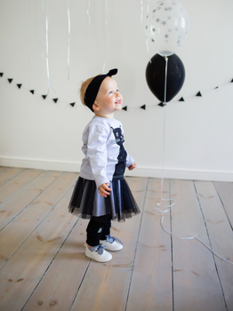 Дитяча спідниця Pinokio Happy Day Skirt 68 см Чорна (5901033219672)