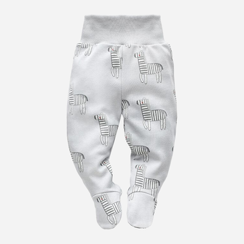Дитячі штани Pinocchio Wild Animals Sleep Pants 62 см Сірі (5901033251382)