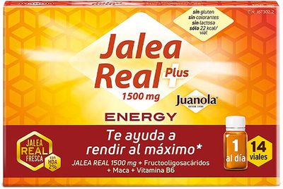 Suplement diety Juanola Jelly Plus Energy 14 fiolek (8470001673022)