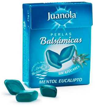 Дієтична добавка Juanola Menthol Eucalyptus Balsamic перлин 25 г (8430992990881)