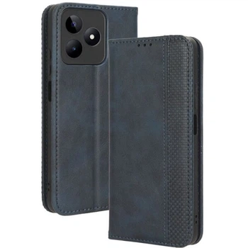 Чехол-книжка Deexe Retro Style для Realme C53 / C51 / Note 50 - Blue
