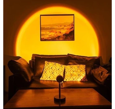 Проекционная лампа SUN Lamp USB с эффектом солнца, пластик, 38х12 см