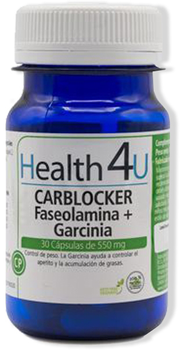Suplement diety H4U Carblocker Faseolamina + Garcinia 550 mg 30 kapsułek (8436556085789)