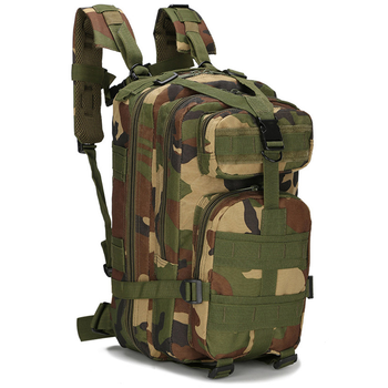 Армійський військовий тактичний штурмовий рюкзак HardTime 20 літрів дубовий камуфляж