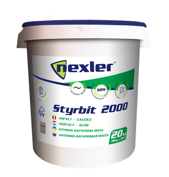 Клей-мастика гідроізоляція Izolex STYRBIT 2000 20 кг