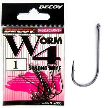 Крючок Decoy Worm4 Strong Wire 02, 9 шт/уп,1562.02.60