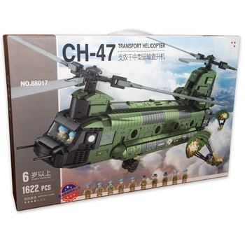 Конструктор 88017 LQS Транспортний вертоліт Chinook CH-47