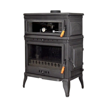 Чугунная печь Flame Stove RETRO DIK с духовкой и боковой дверкой